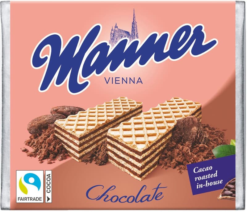 Manner Napolitane cu crema de cacao