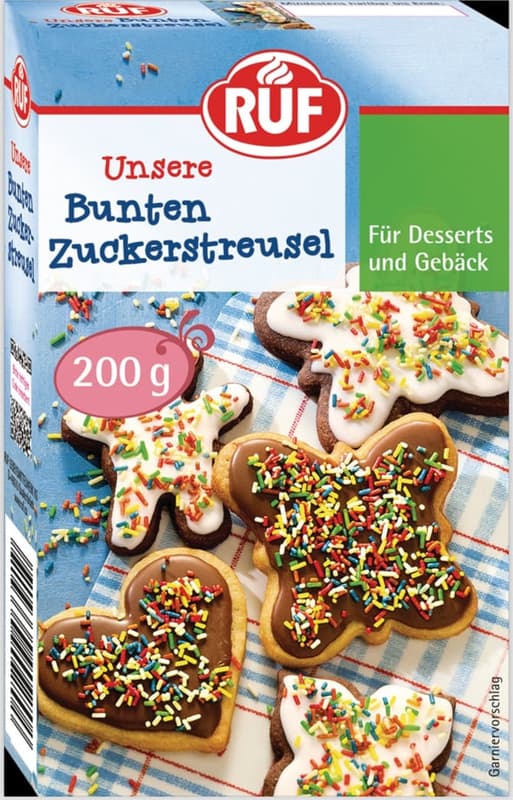 Ruf Decoratiuni colorate din zahar