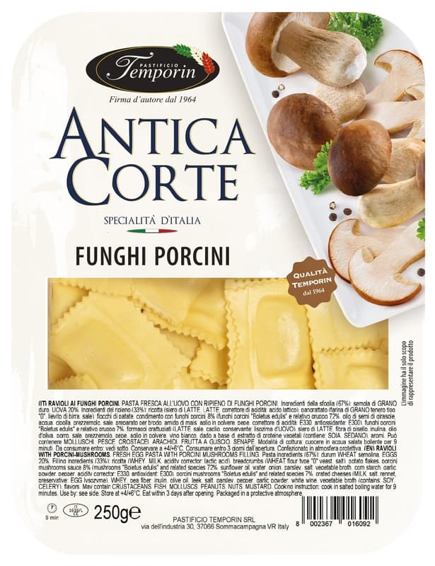 Antica Corte Mushroom Ravioli