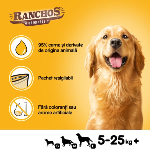 Pedigree Ranchos Dog Treats with Beef