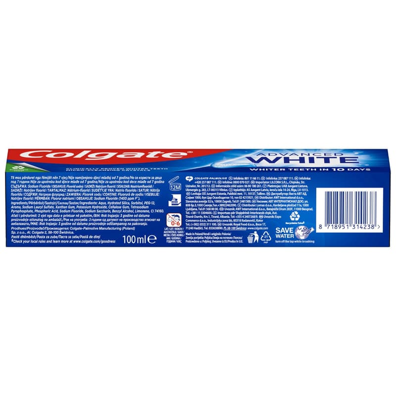 Colgate Advanced White Toothpaste