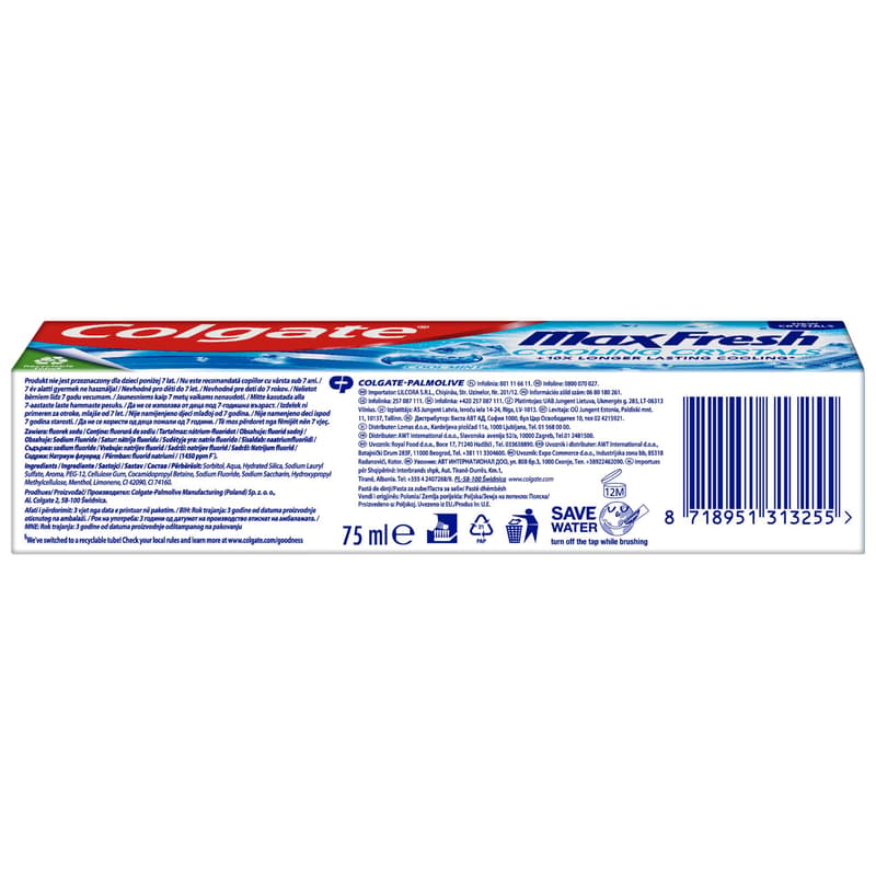 Colgate Max Fresh Cooling Crystals Toothpaste