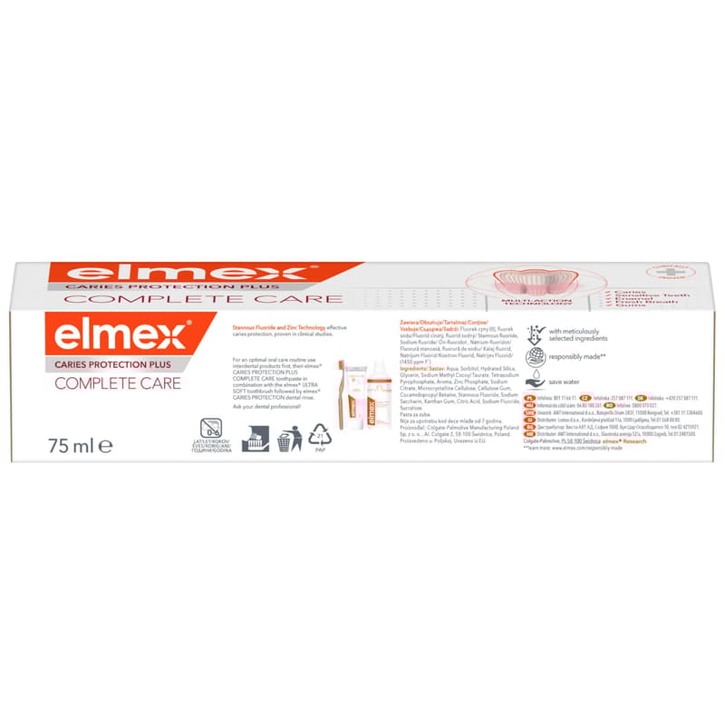elmex Caries Protection Plus Complete Care Toothpaste