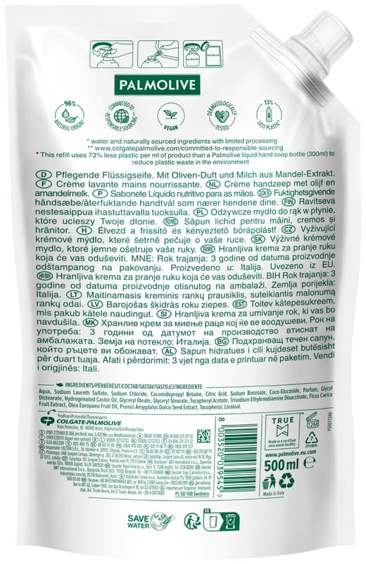 Palmolive Naturals Milk & Olive Doypack Liquid Soap