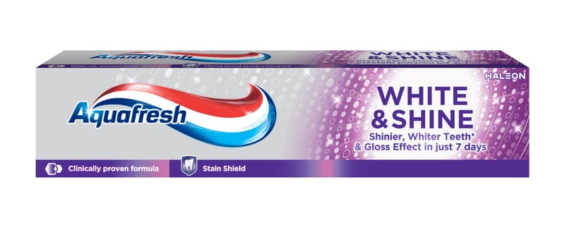 Aquafresh White & Shine Toothpaste for Whitening and Protection