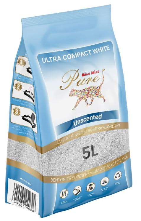 Miau Miau Pure White Bentonite Litter