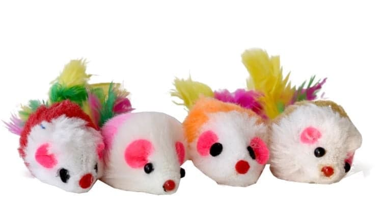 Miau Miau Feathered Mouse Toy