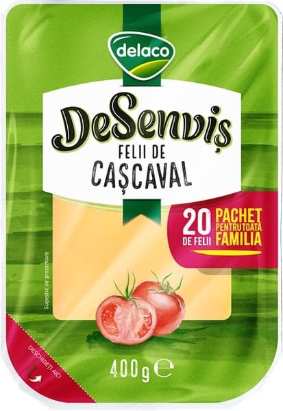 Delaco Desenvis Cascaval felii