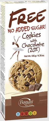 Free Biscuiti cu ciocolata 20%