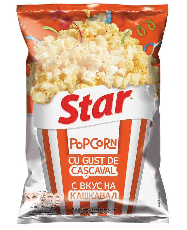 Star Popcorn cu cascaval