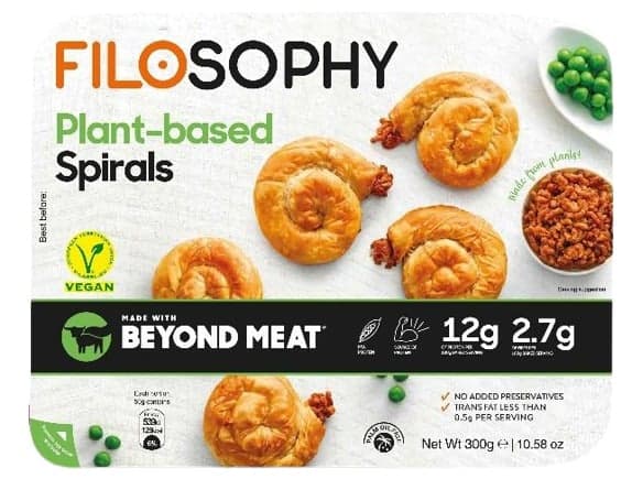 Filosophy Spirale umplute cu alternativa vegetala la carne tocata Beyond Meat