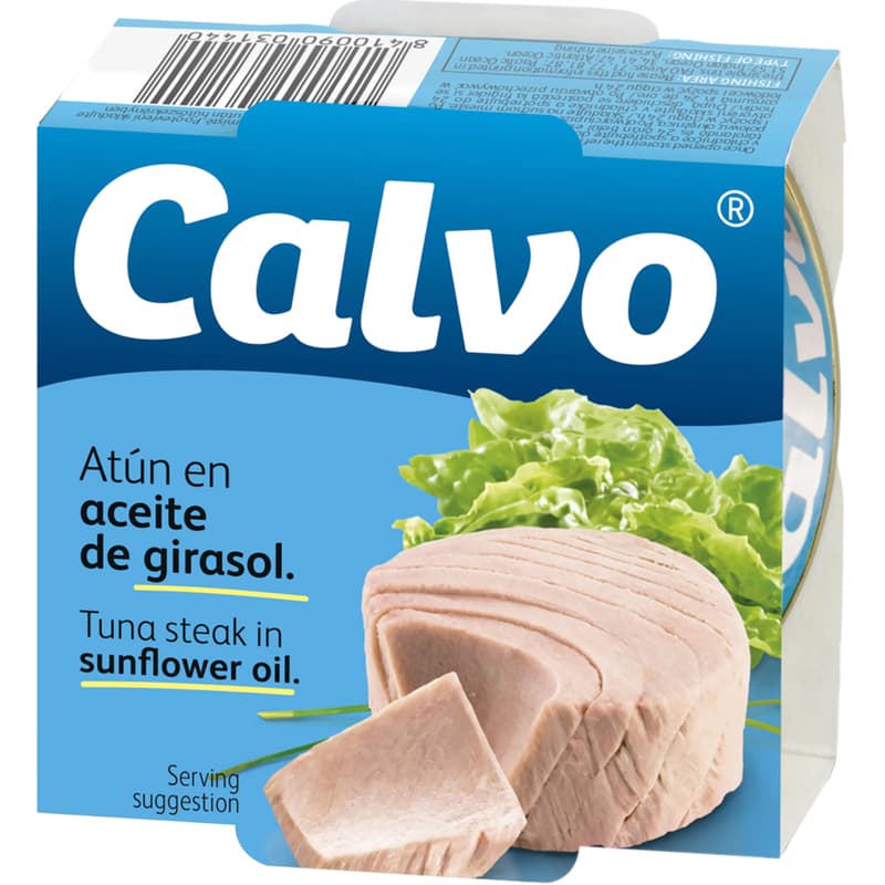 Calvo Ton bucati in ulei de floarea soarelui