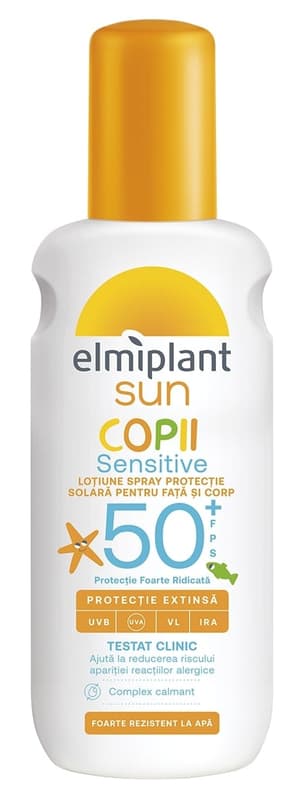Elmiplant Sun Kids Sensitive SPF 50 Sunscreen Spray for Kids