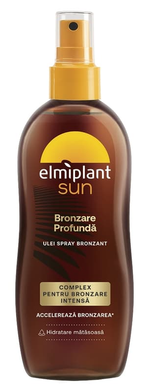 Elmiplant Sun Ulei spray bronzare rapida, fara SPF