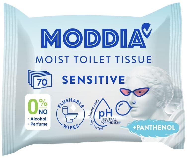 Moddia Sensitive Wet Toilet Paper