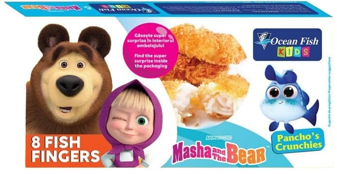 Ocean Fish Fish fingers Masha and the Bear (frozen)