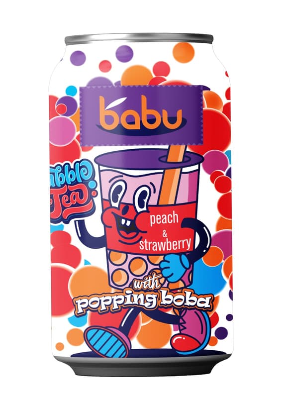 Babu Bubble Tea Peach&Strawberry doza