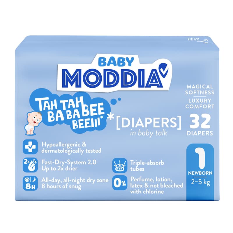 Moddia BABY Newborn Scutece pentru bebelusi, nr. 1