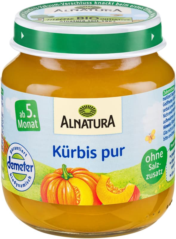Alnatura ECO Piure de dovleac, 4 luni +