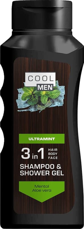 Bio Naturell COOL MEN Mentol and Aloe Vera Gel & sampon