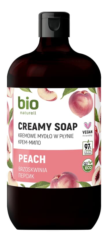 Bio Naturell Peach Milk Creamy Liquid Soap