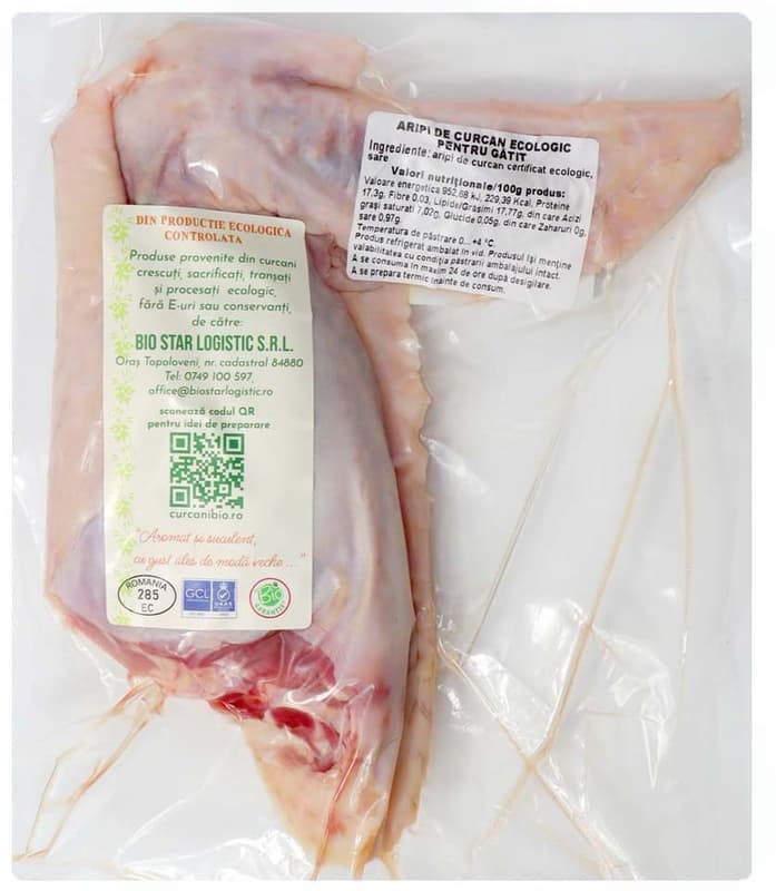 ECO Aripi de curcan pentru gatit