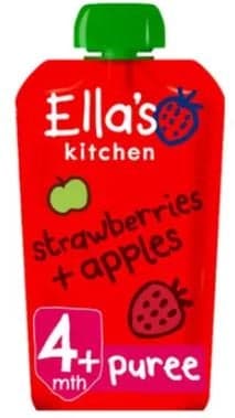 Ella's Kitchen ECO Piure capsuni si mere