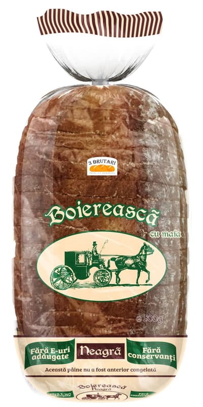 Boiereasca Paine neagra feliata fara E-uri