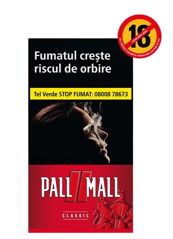 Pall Mall Classic Red 100’s Tigari
