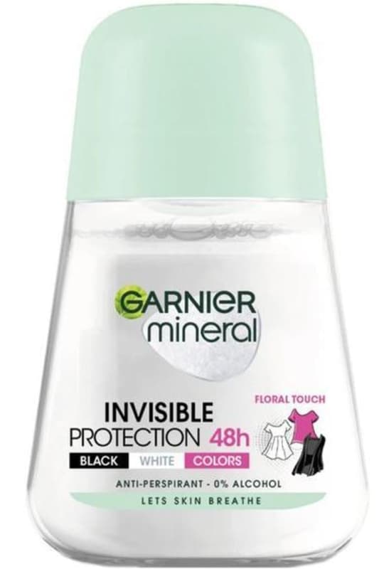 Garnier Invisible Protection B&W Deodorant roll-on, floral