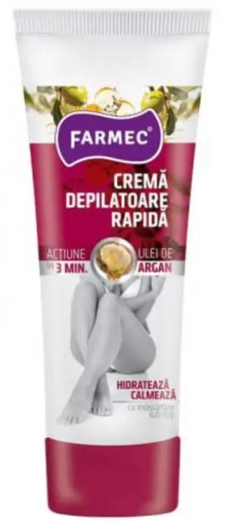 Farmec Fast-acting depilatory cream, argan