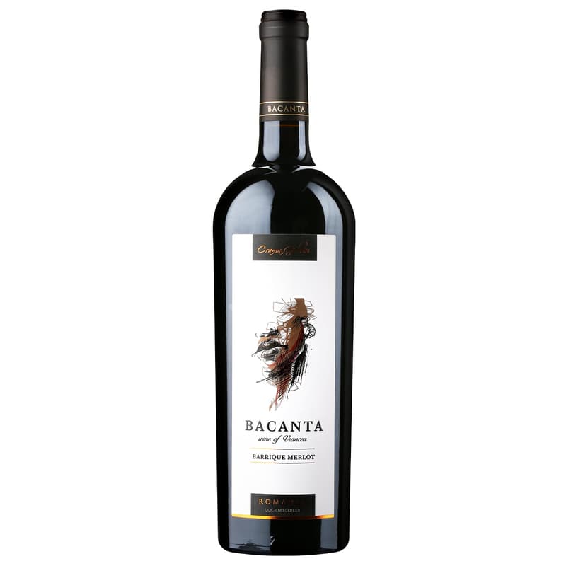 Bacanta Merlot Barrique Vin rosu sec DOC