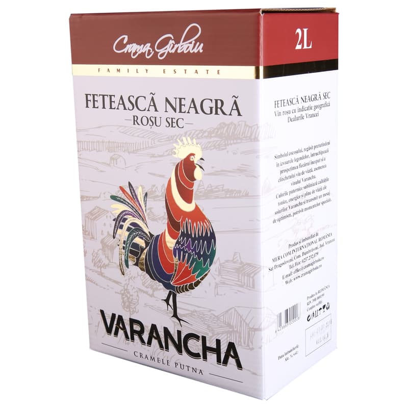 Varancha Vin rosu sec bag in box Feteasca Neagra IG