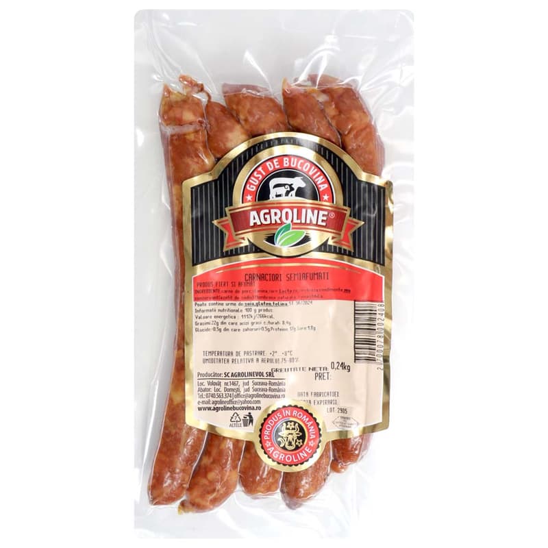 Agroline Bucovina Bucovina semi-smoked sausages