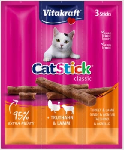 Vitakraft Cat Recompense pentru pisici cu curcan si miel