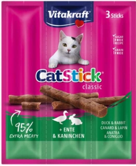 Vitakraft Cat Recompense pentru pisici cu rata si iepure