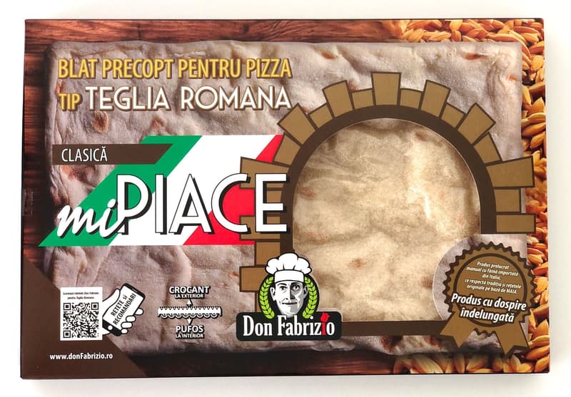 Don Fabrizio Blat pentru pizza Teglia Romana miPiace