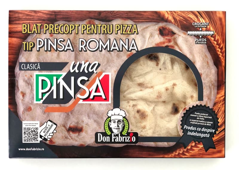 Don Fabrizio Blat pentru pizza Pinsa Romana unaPinsa