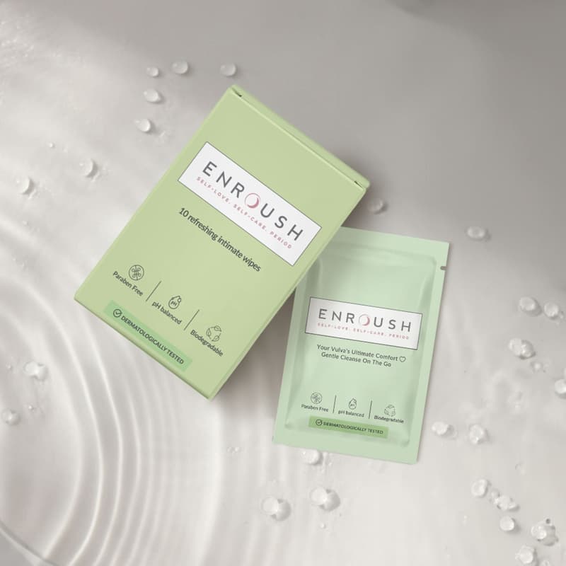 ENROUSH Servetele intime biodegradabile