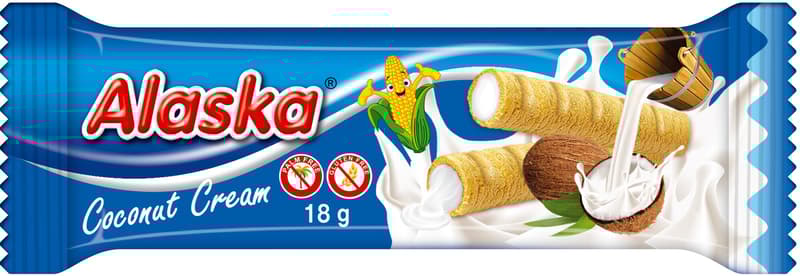 Alaska Rulouri din porumb umplute cu crema de cocos