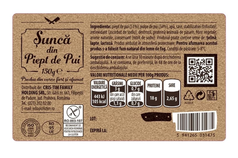 MATACHE MACELARU Chicken breast ham