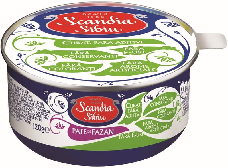 Scandia Sibiu Pate cu ficat fazan