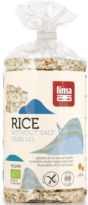 Luma ECO Rondele din orez expandat fara sare fara gluten
