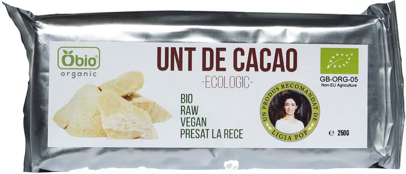 Obio ECO Grasime de cacao raw Criollo