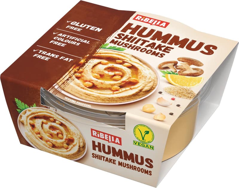 Hummus Shiitake Mushrooms