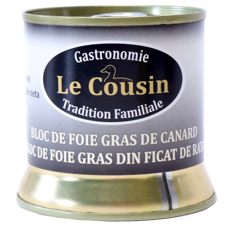 Le Cousin bloc de foie gras ficat de rata