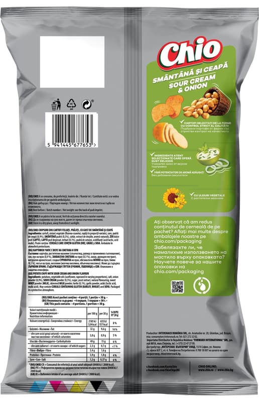 Chio Chips smantana&ceapa