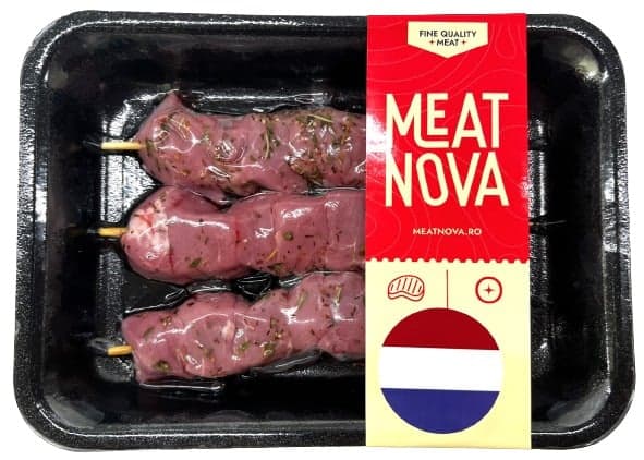 Meat Nova Brazilian Black Angus style marinated suckling veal skewers