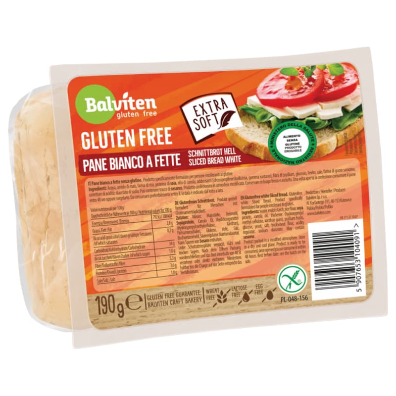 Balviten Gluten-free white sliced bread