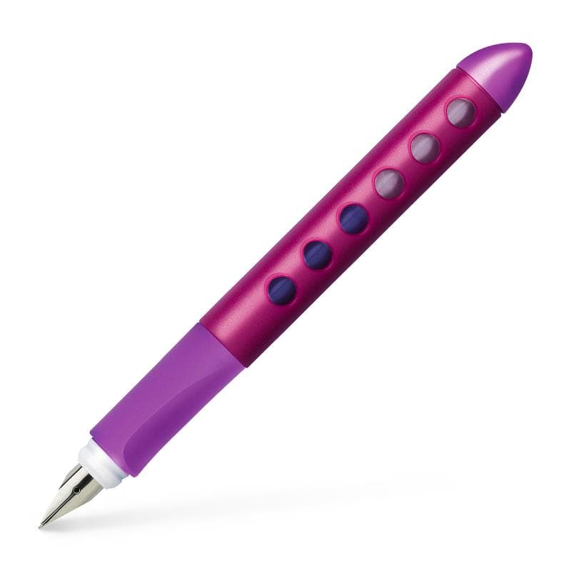 Faber-Castell Scrobolino school pen, left-handed, blackberry